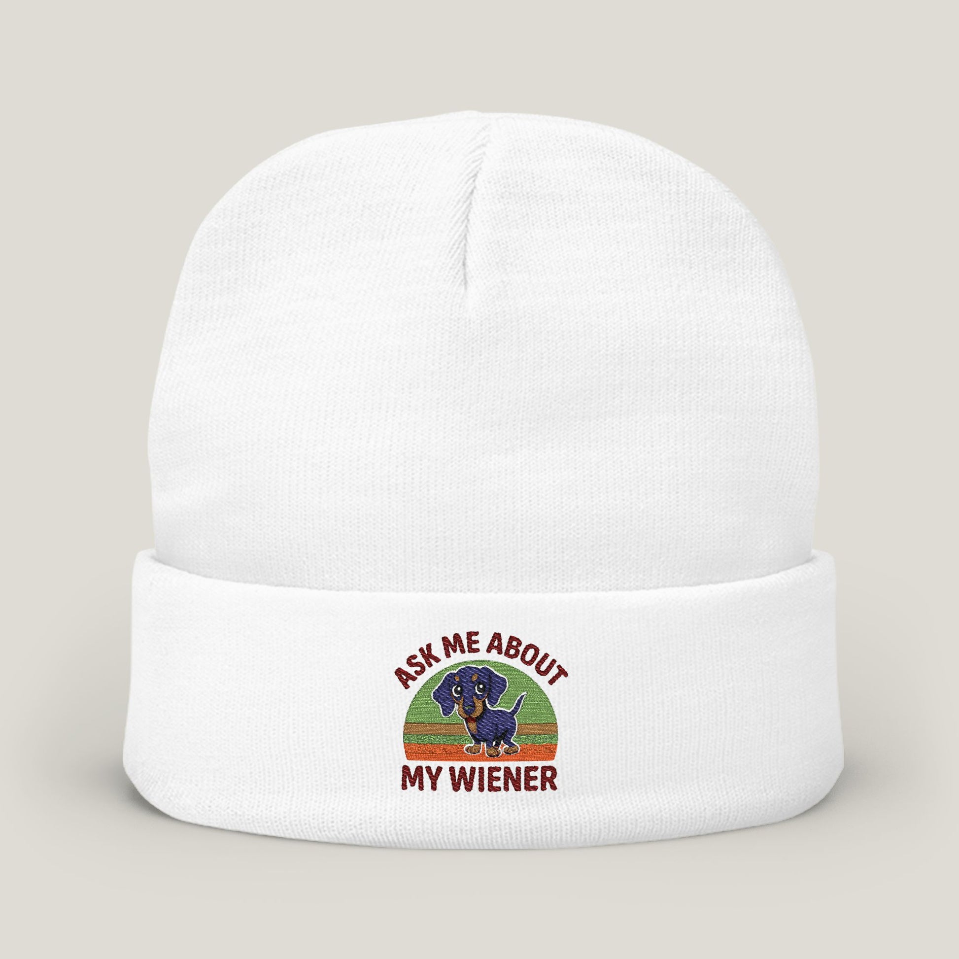 Funny Embroidered Beanie