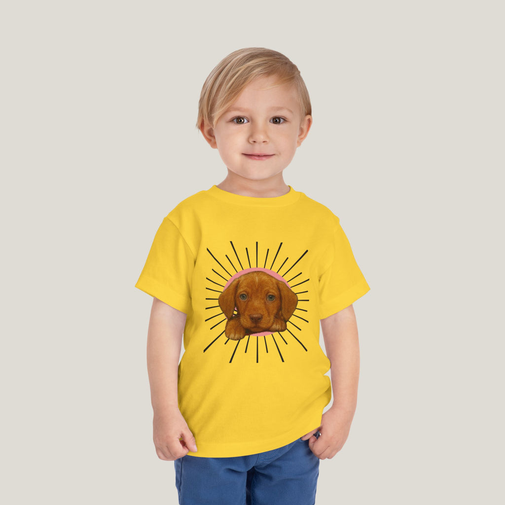 Girl Puppy Toddler Tee