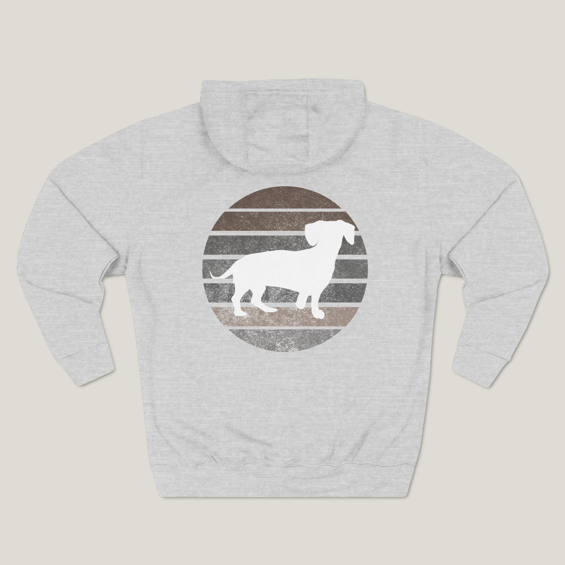 Dachshund Dad Logo Premium Hoodie