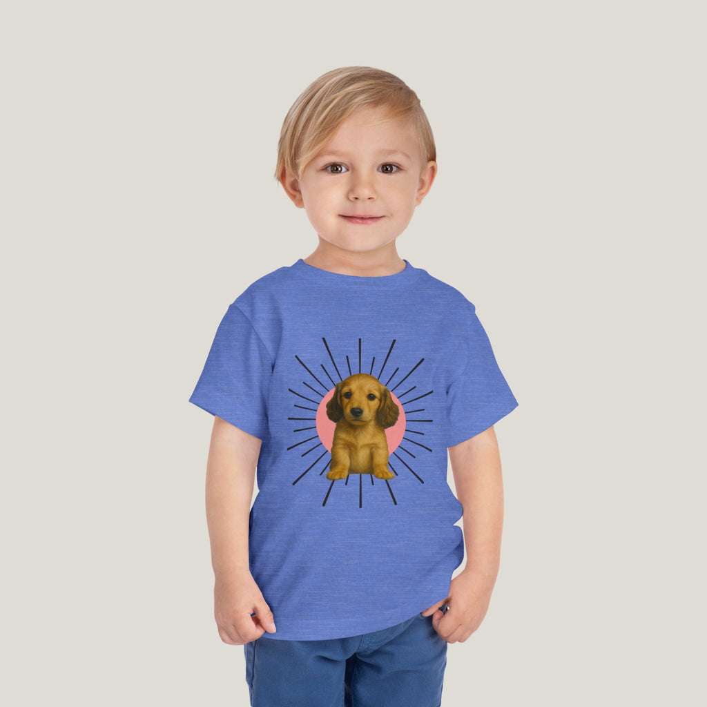 Girl Puppy Toddler Tee
