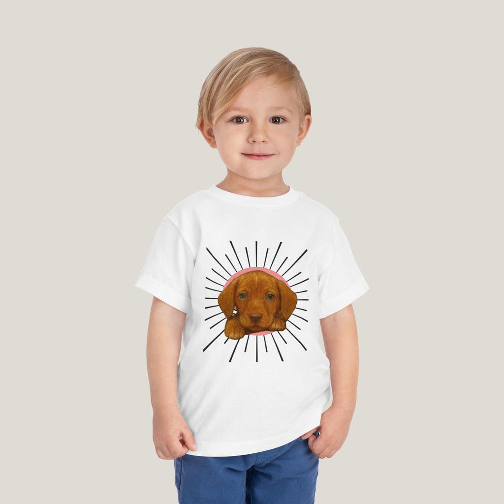 Girl Puppy Toddler Tee