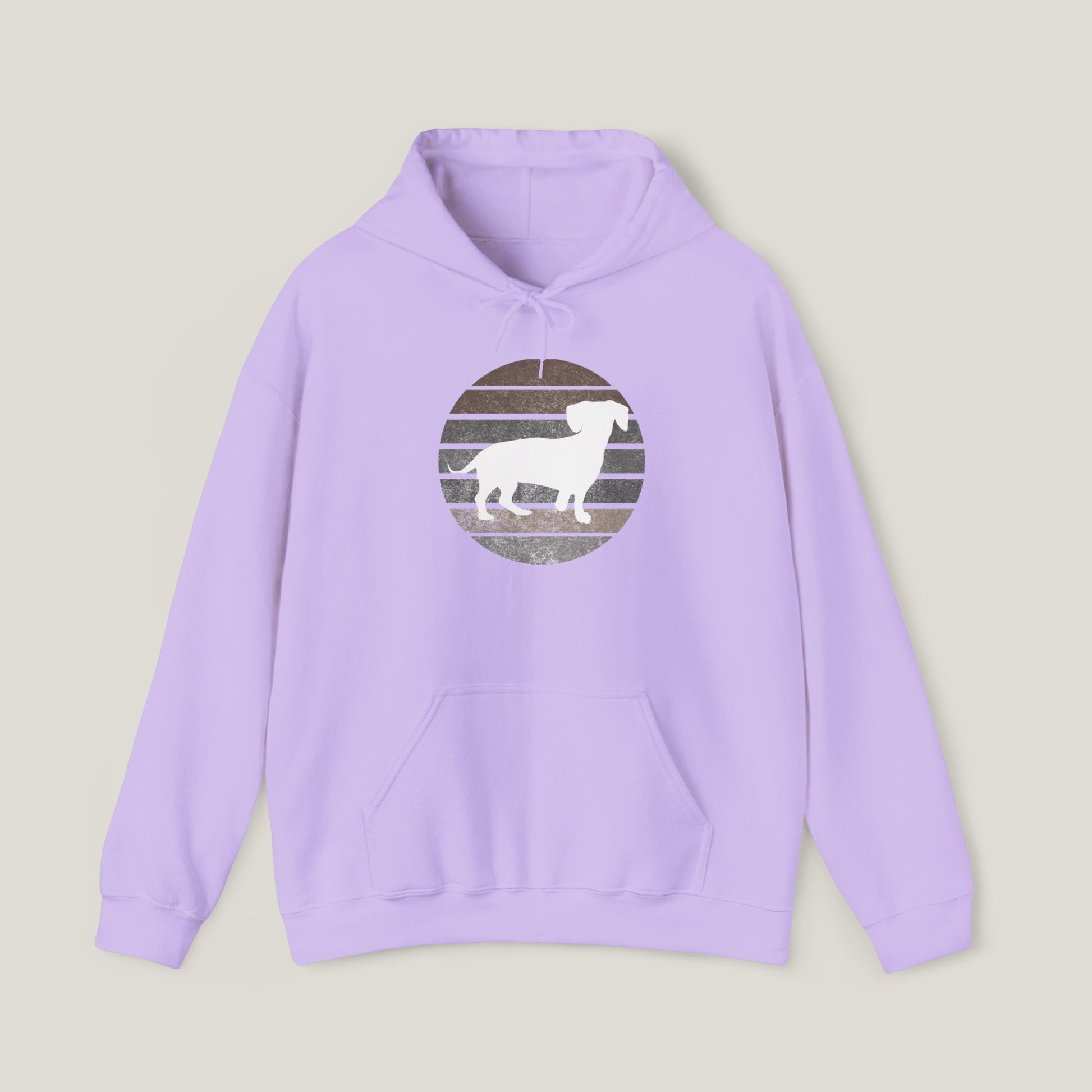 Dachshund Dad Logo Hoodie