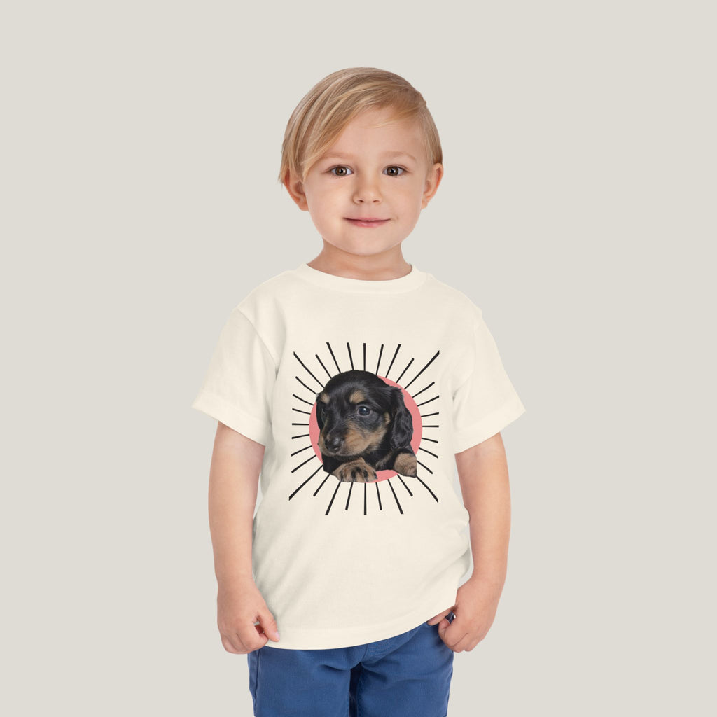 Girl Puppy Toddler Tee