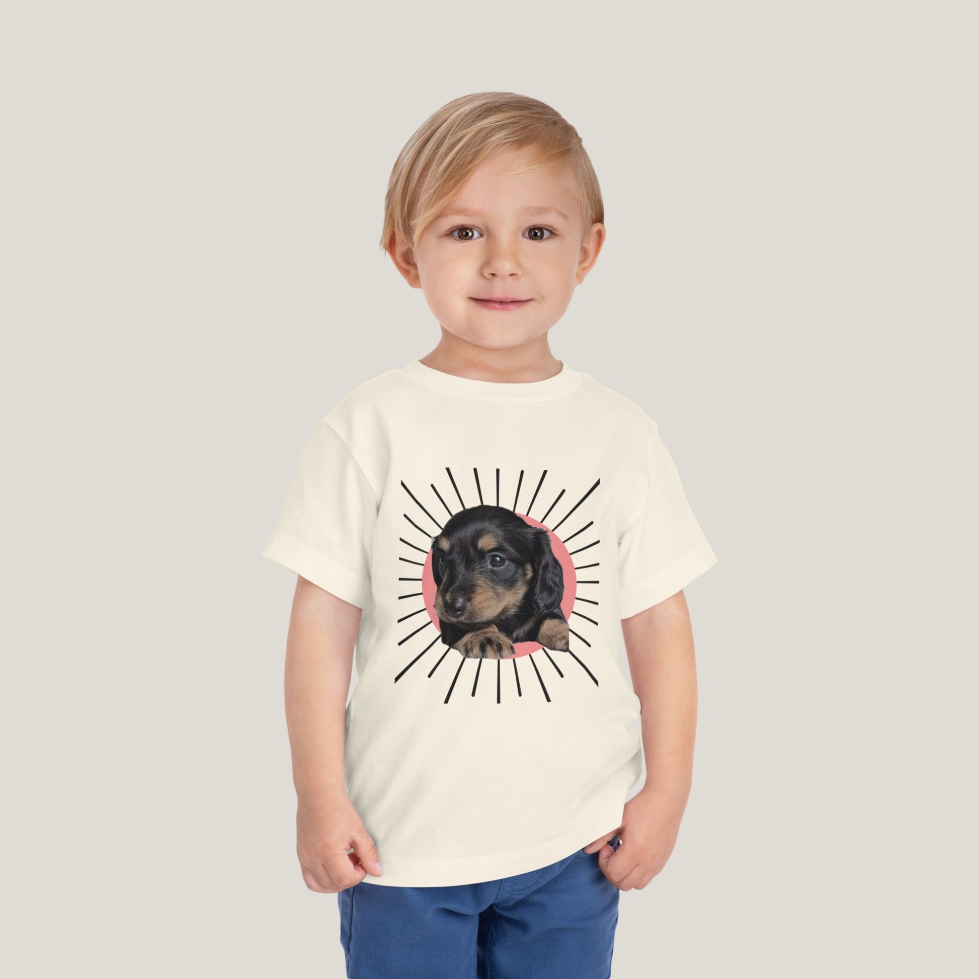 Girl Puppy Toddler Tee