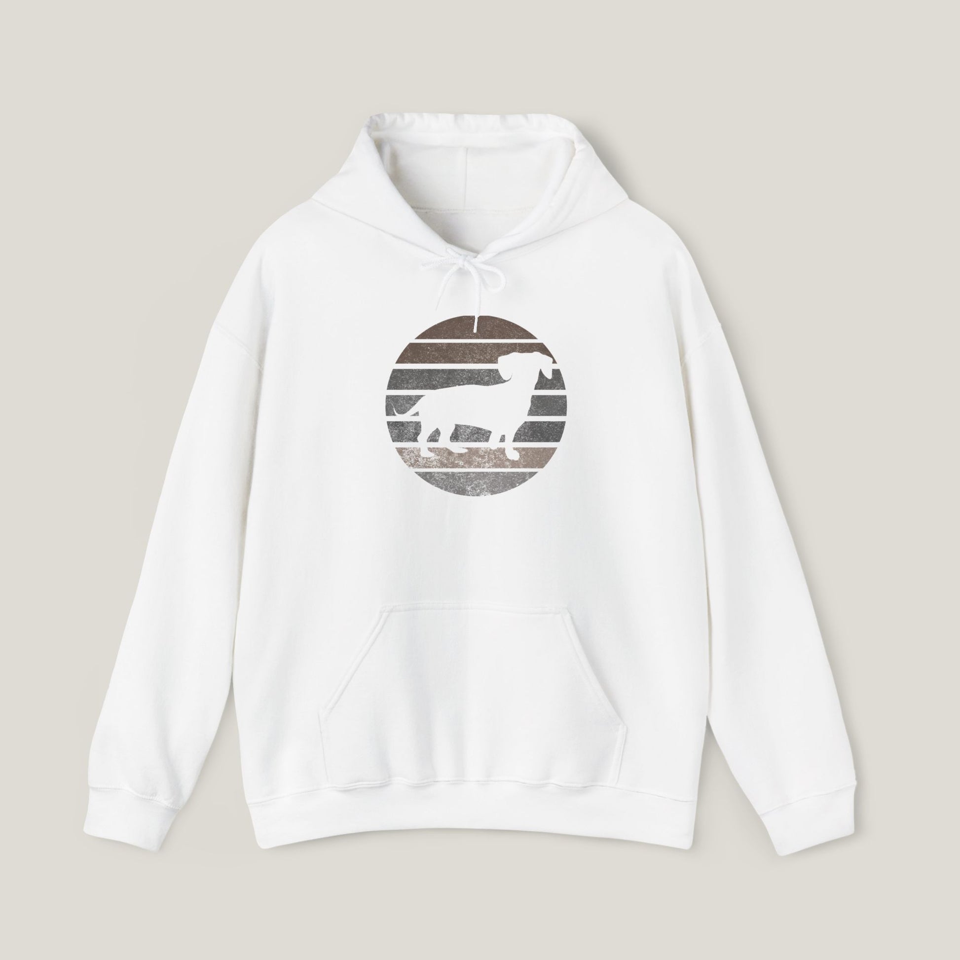 Dachshund Dad Logo Hoodie