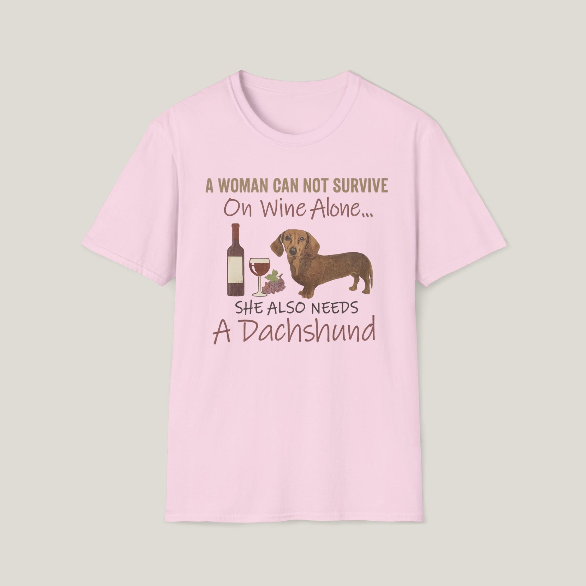 Dachshund Wine Lover Tee