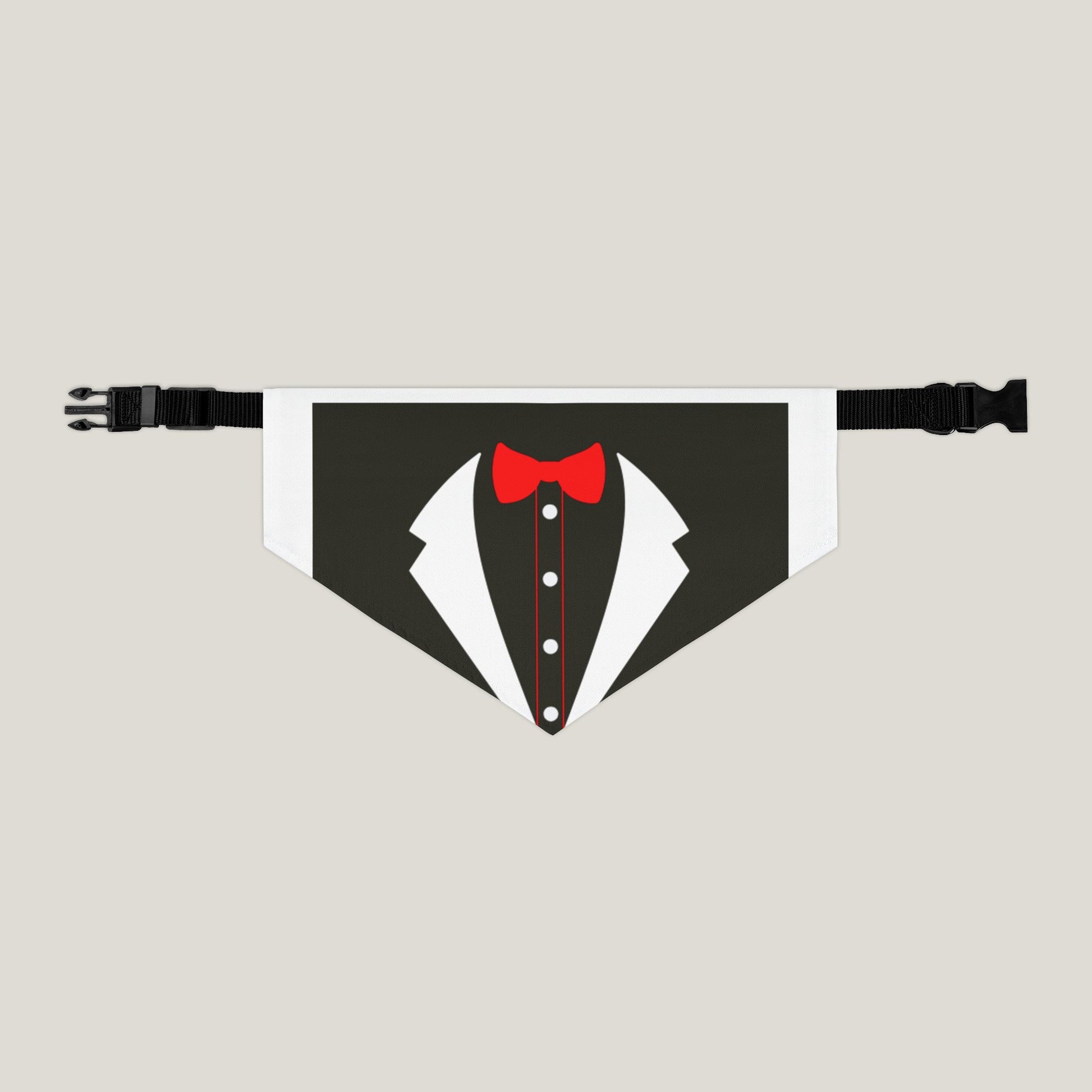 Tuxedo Bandana Dog Collar