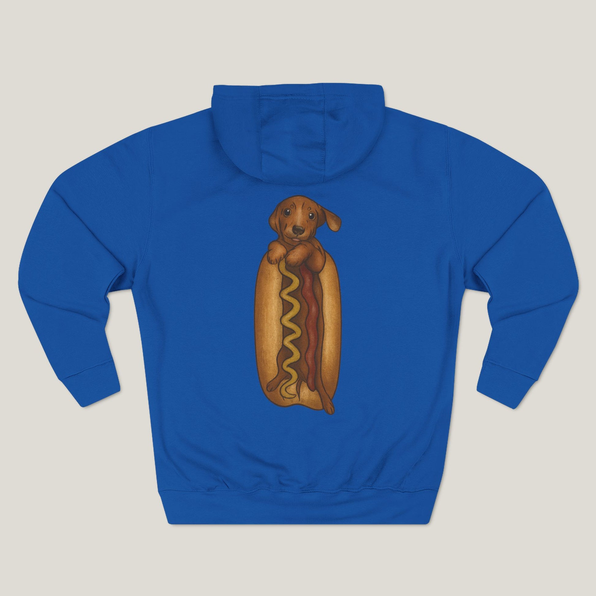 Dachshund In a Hot Dog Premium Hoodie
