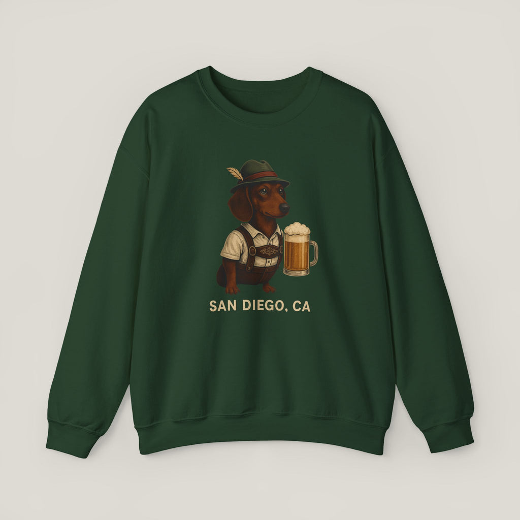 San Diego Beer Dachshund Crewneck