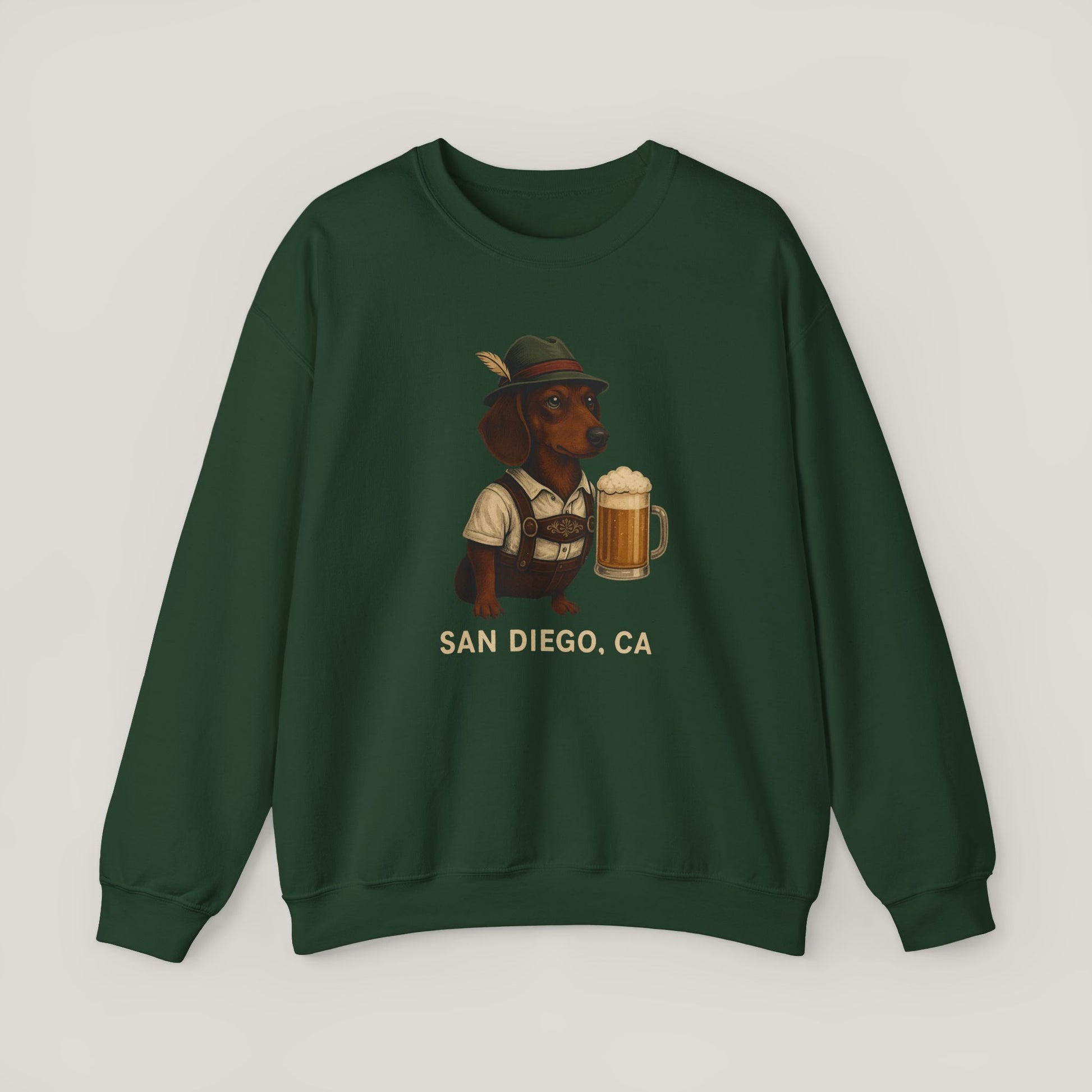 San Diego Beer Dachshund Crewneck