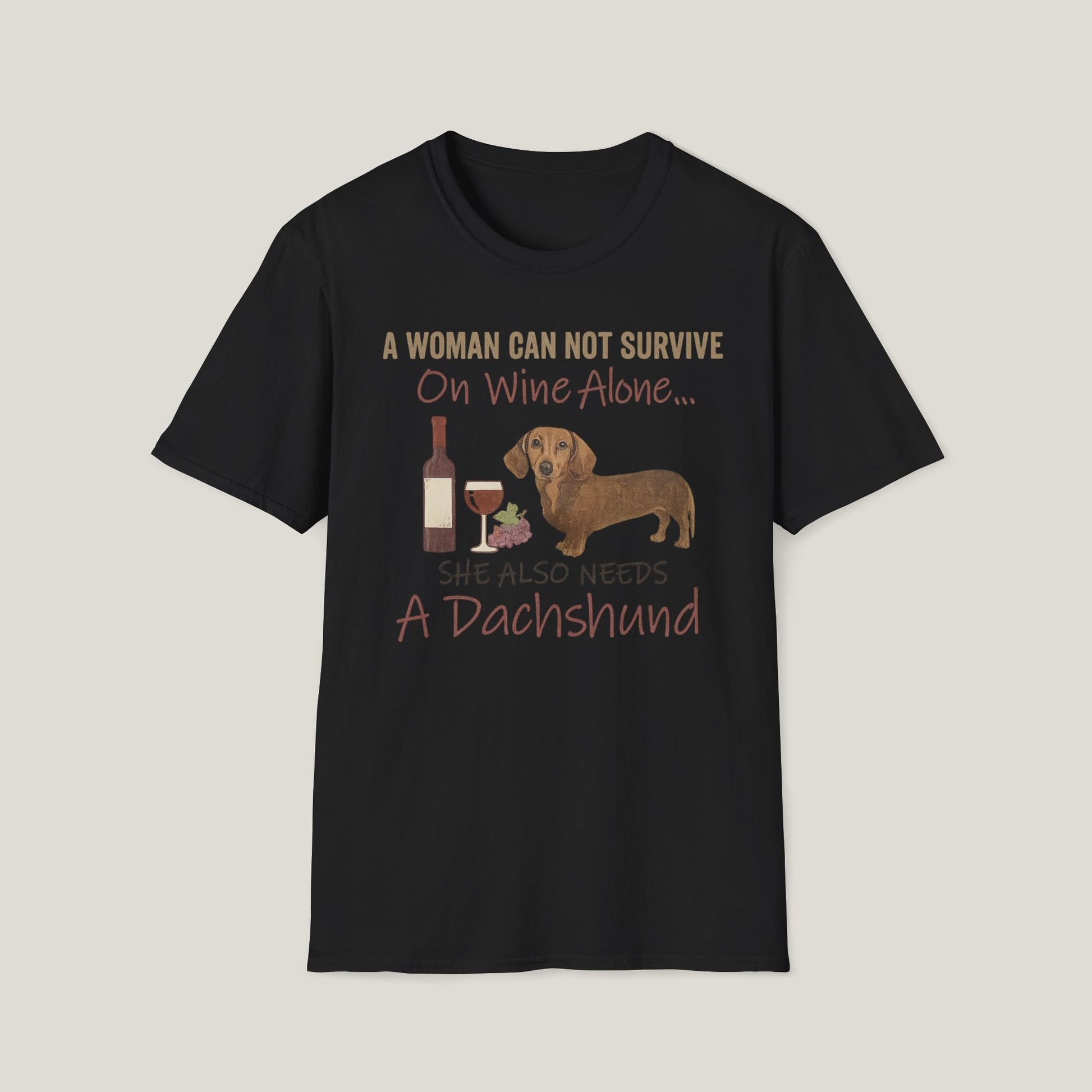 Dachshund Wine Lover Tee