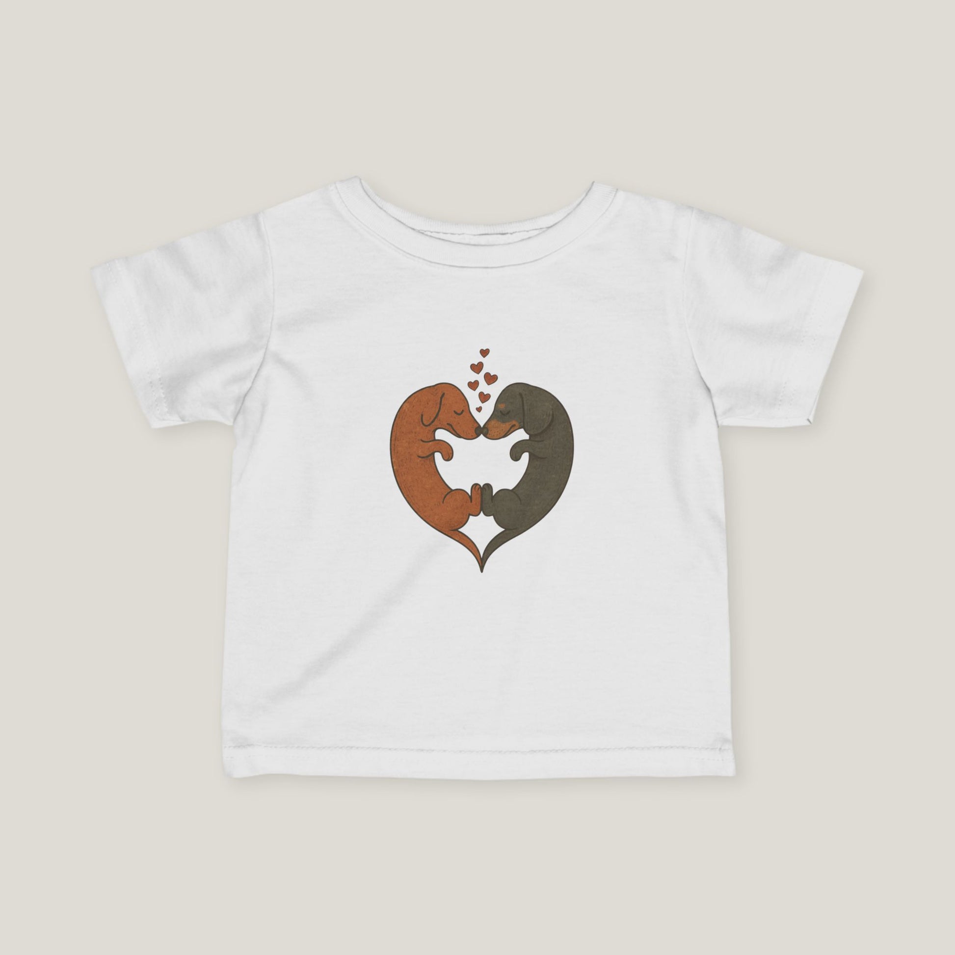 Dachshund Heart Baby/Toddler Tee