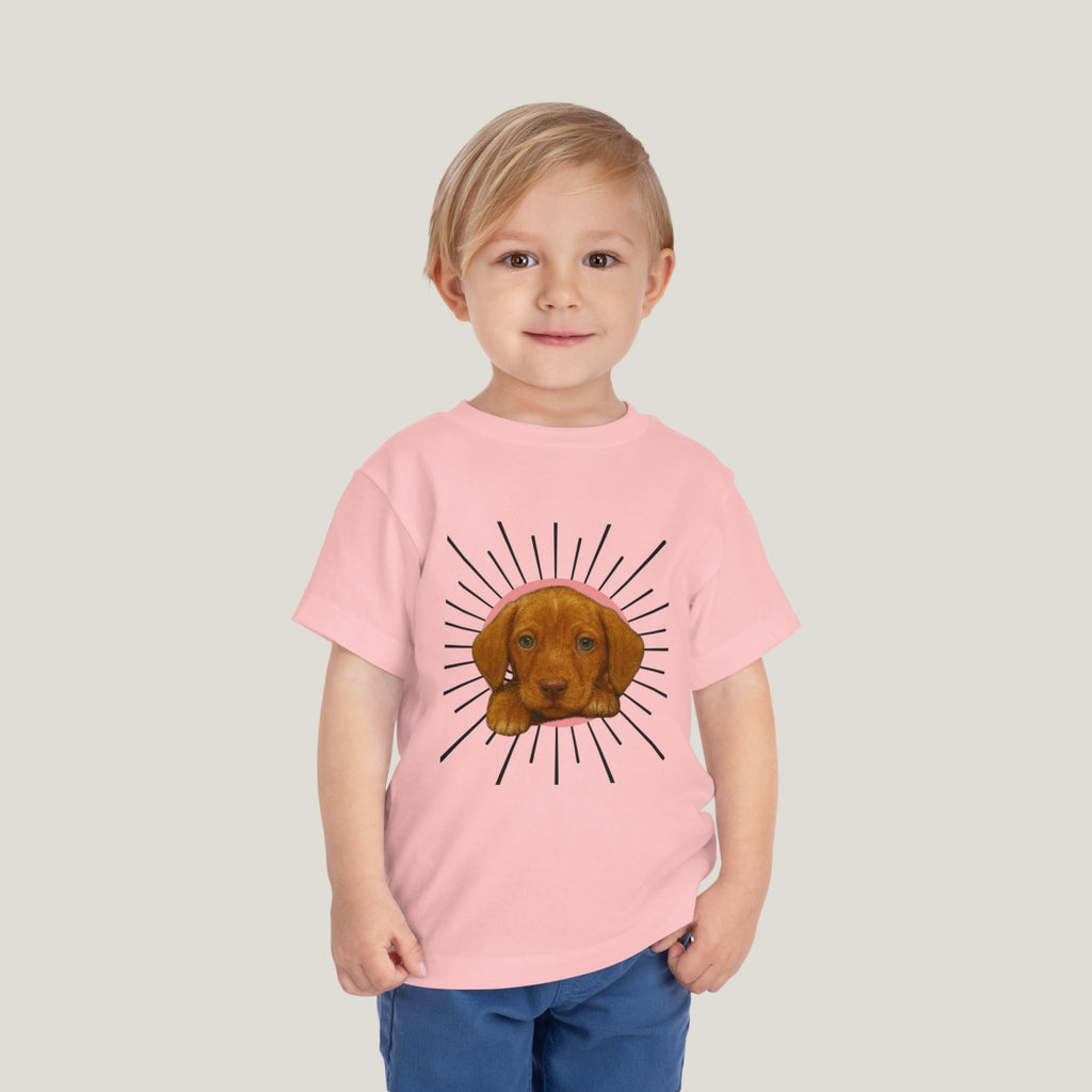 Girl Puppy Toddler Tee
