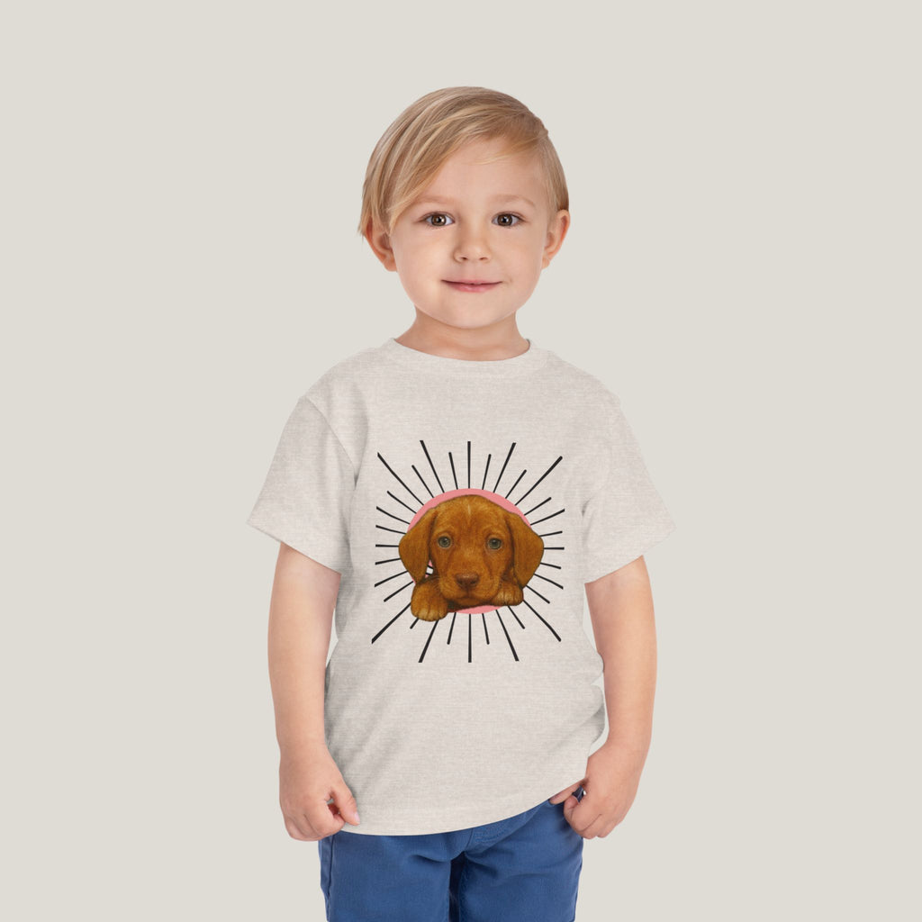 Girl Puppy Toddler Tee