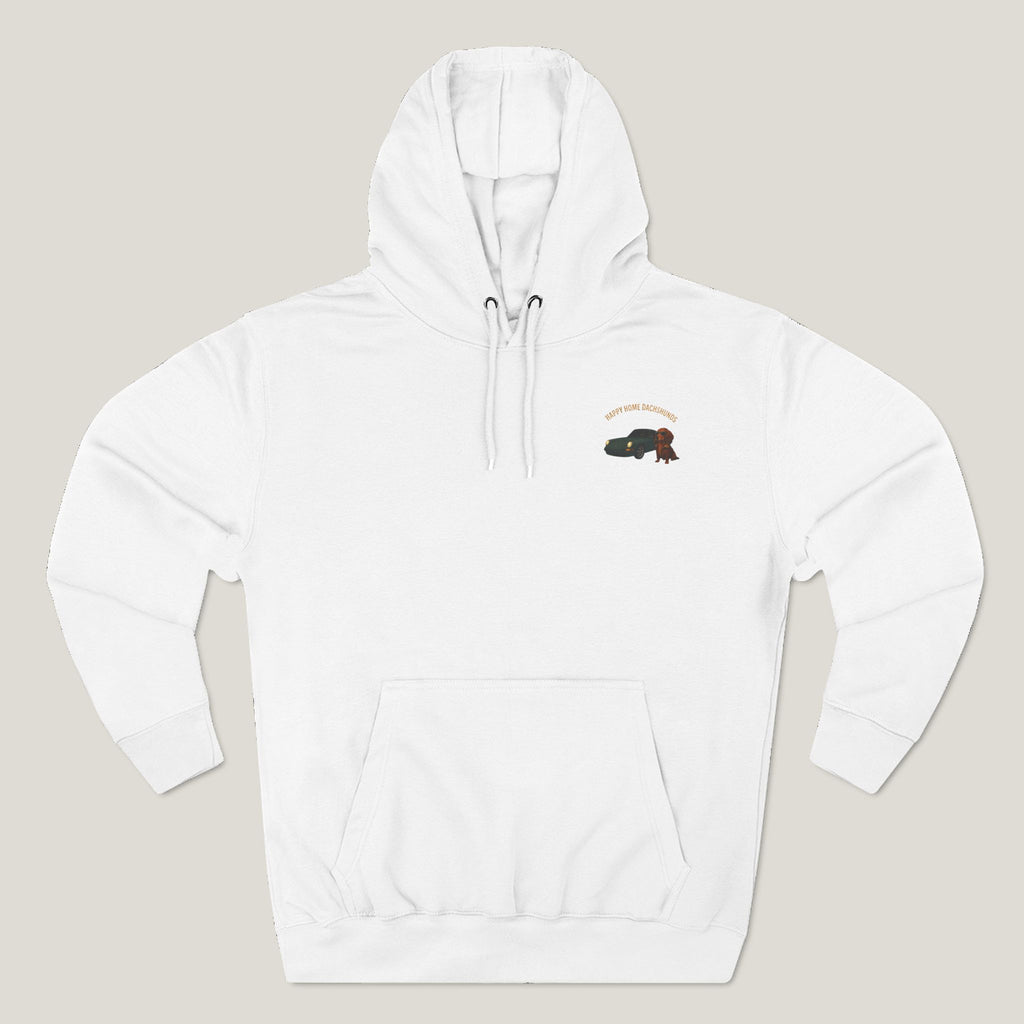 Happy Home Dachshund Car Premium Hoodie