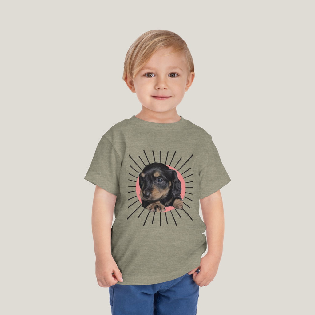 Girl Puppy Toddler Tee