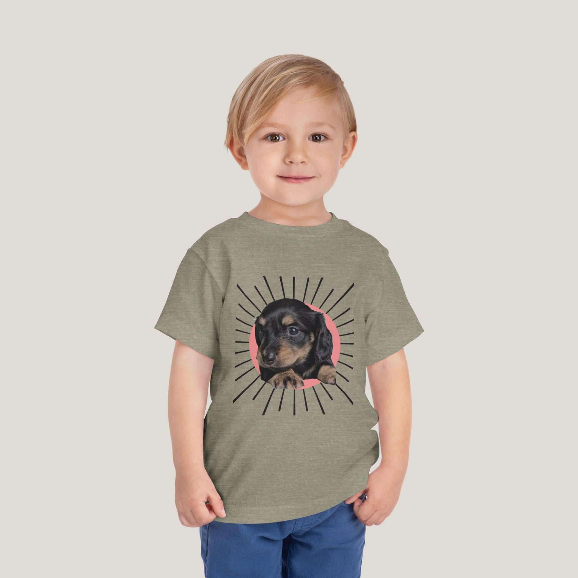 Girl Puppy Toddler Tee