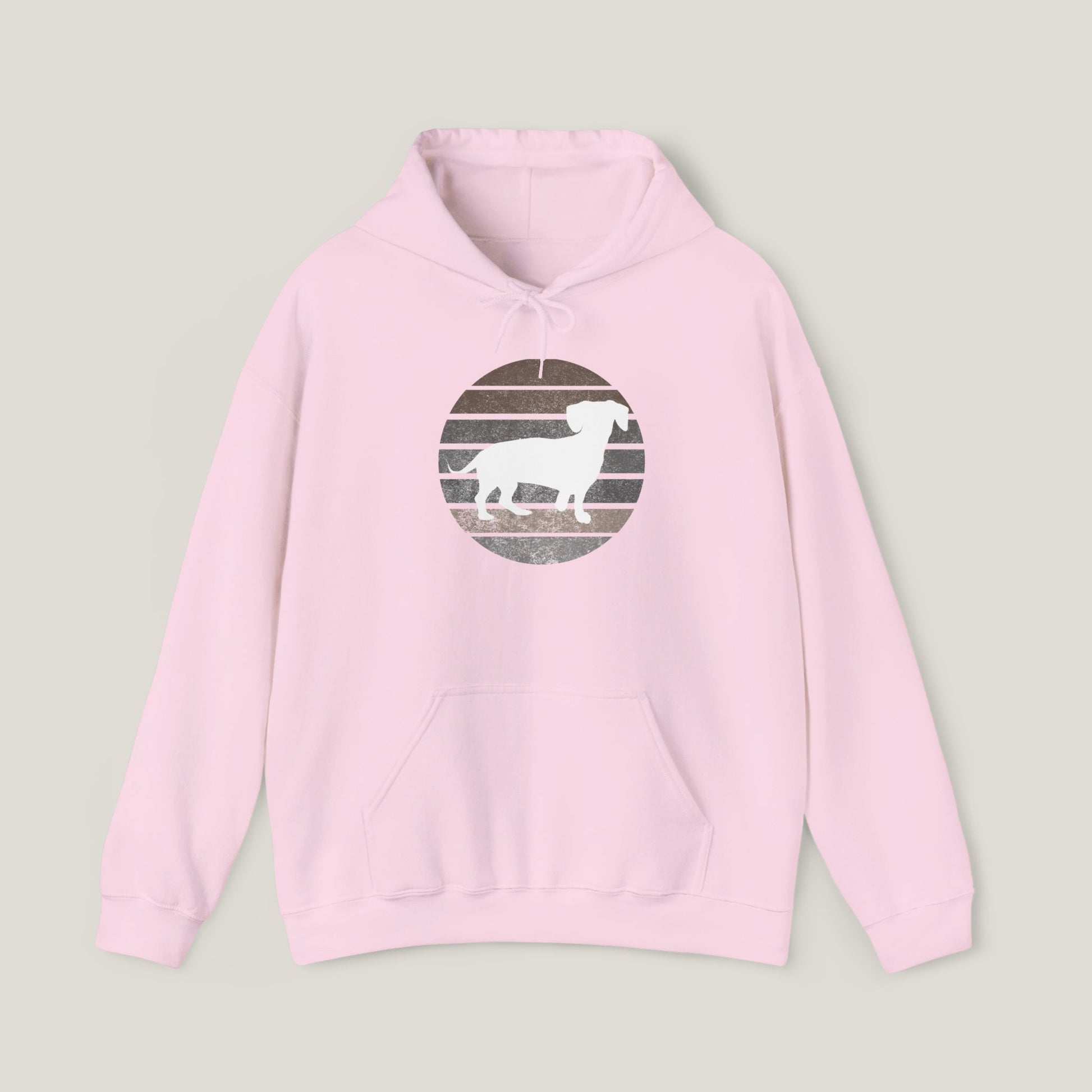 Dachshund Dad Logo Hoodie