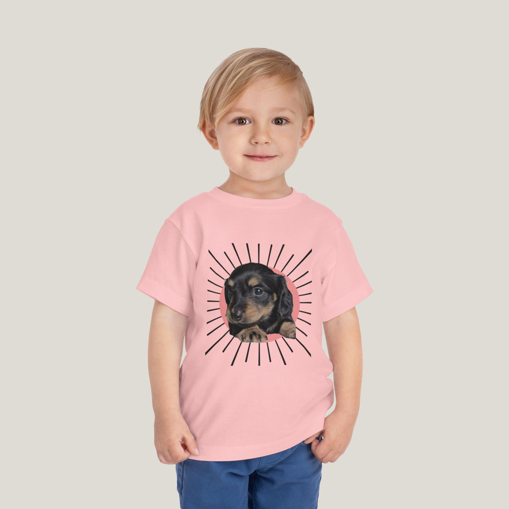 Girl Puppy Toddler Tee