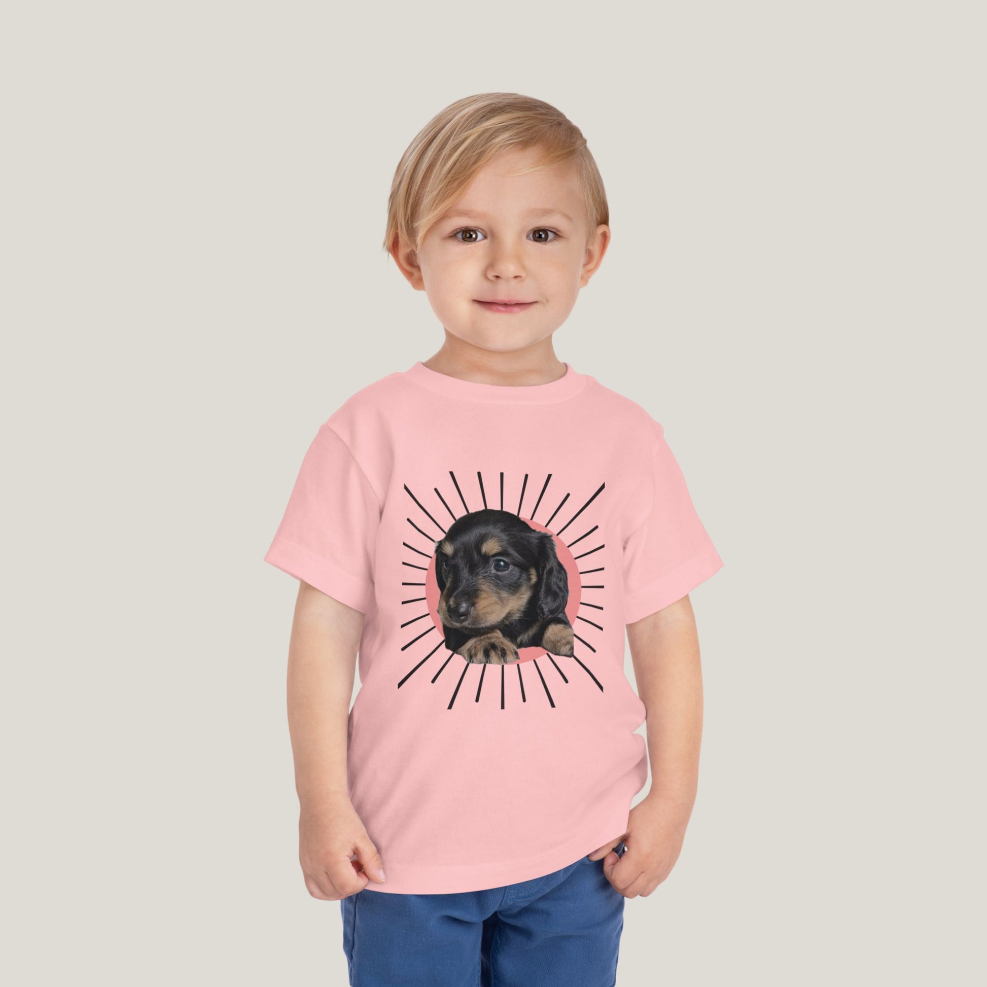 Girl Puppy Toddler Tee
