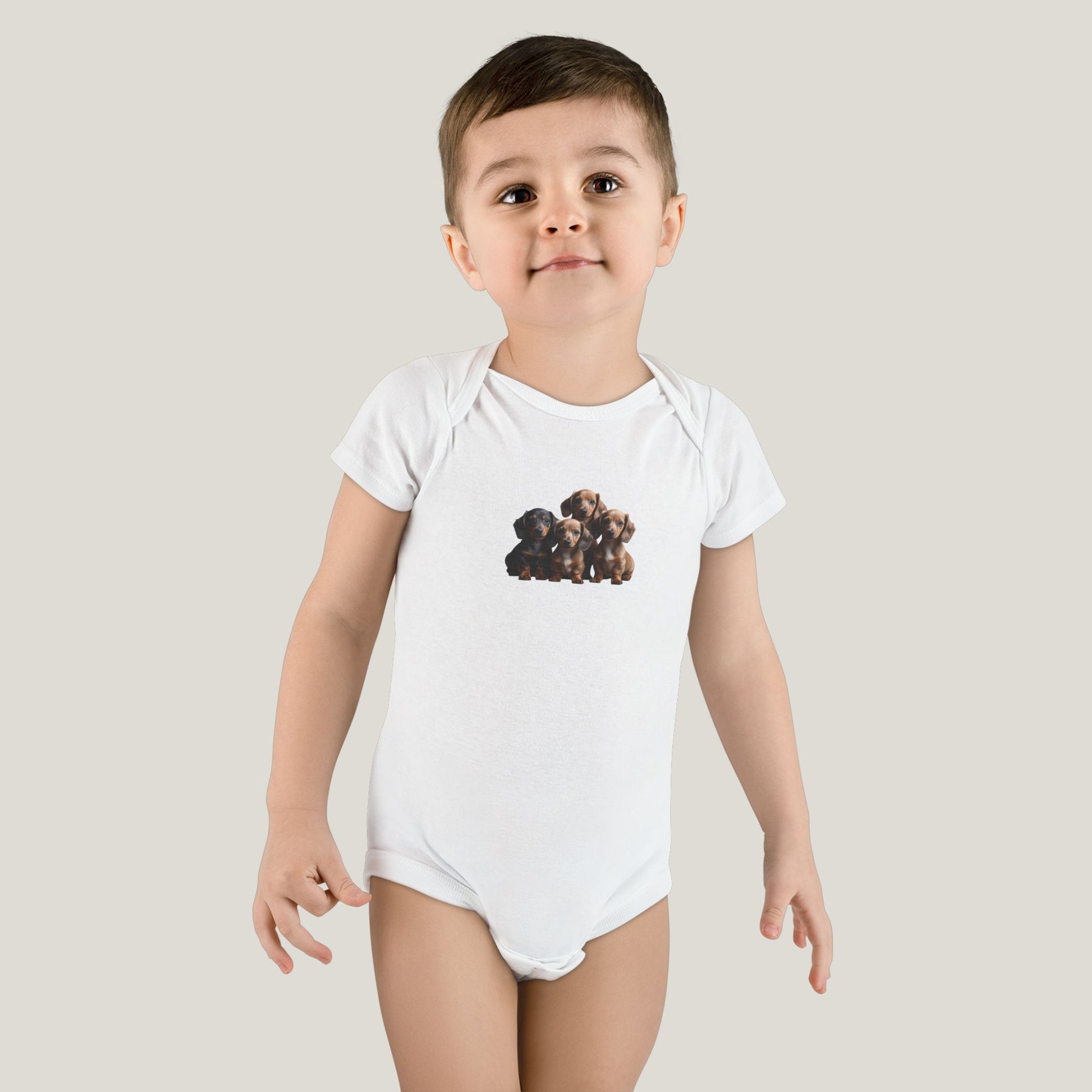 Puppy Friends Baby Preemie Onesie