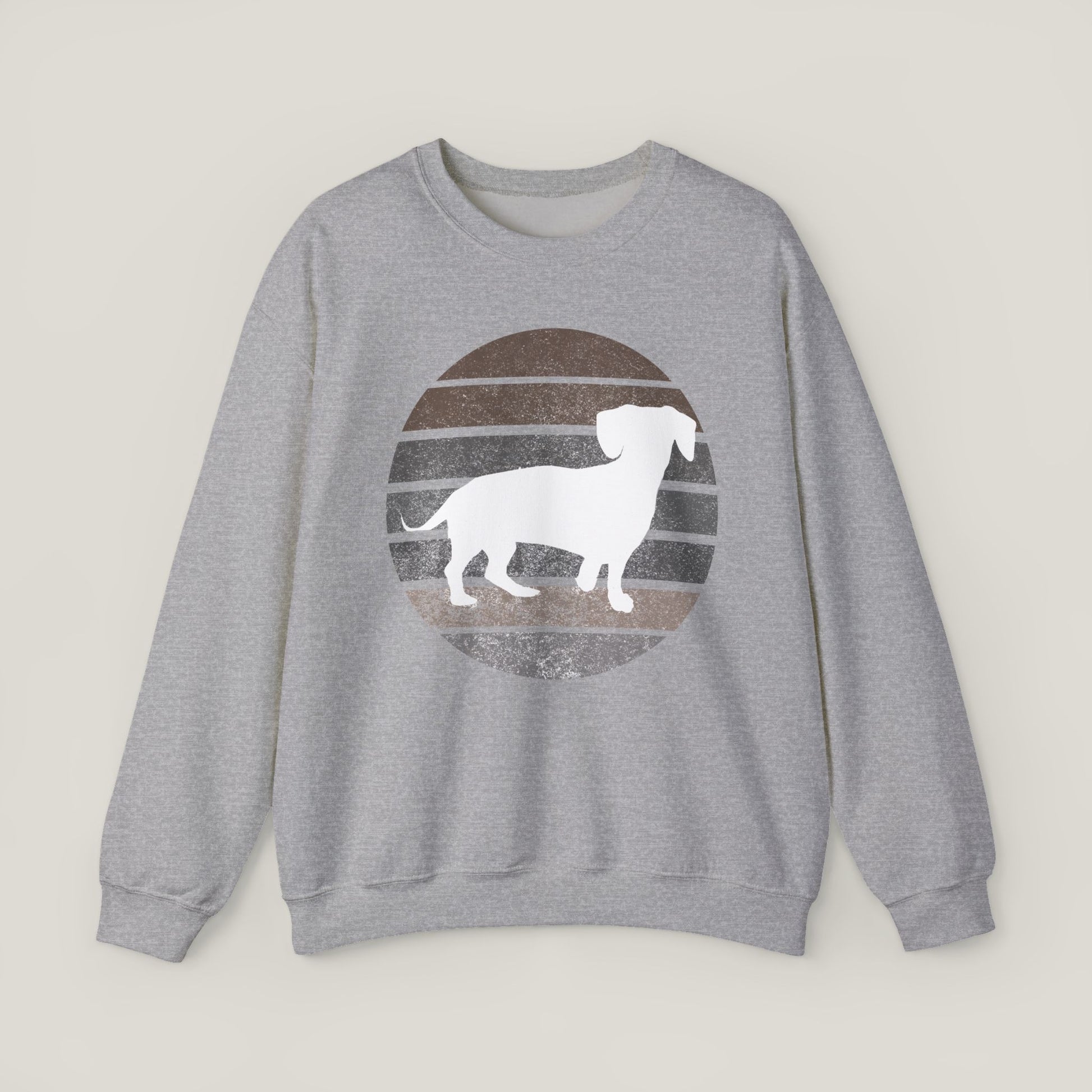 Dachshund Dad Logo Crewneck