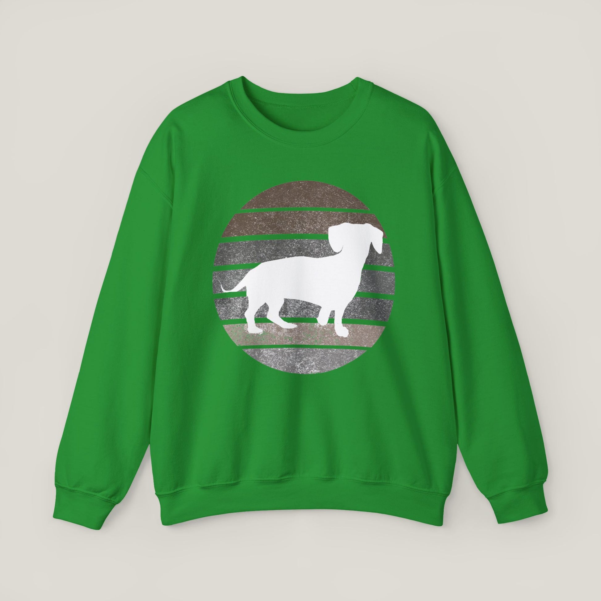 Dachshund Dad Logo Crewneck