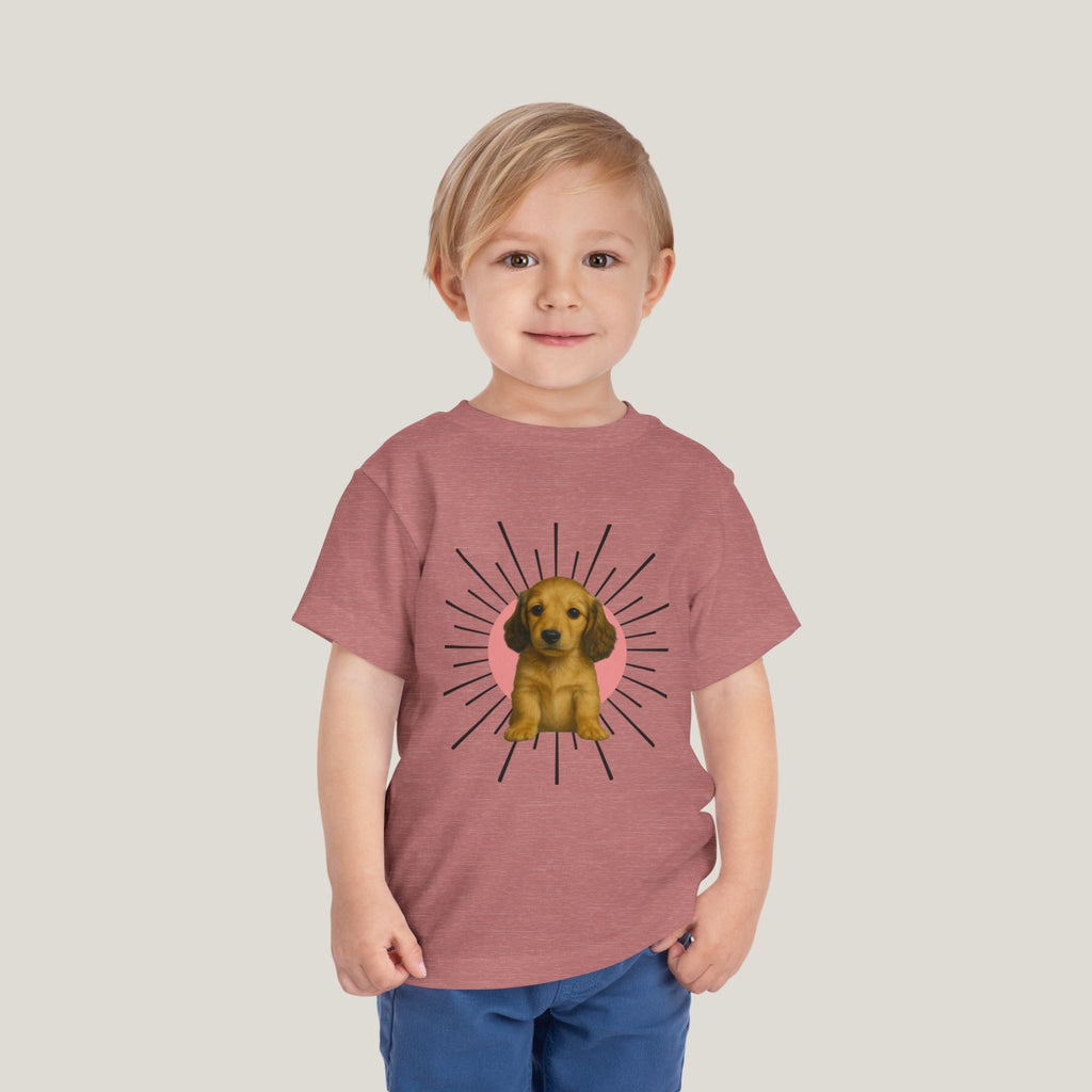 Girl Puppy Toddler Tee