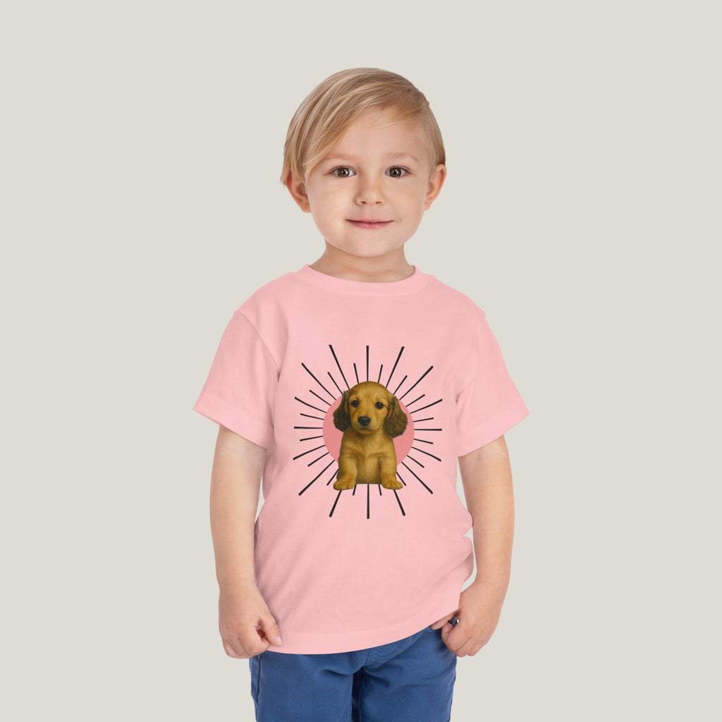 Girl Puppy Toddler Tee