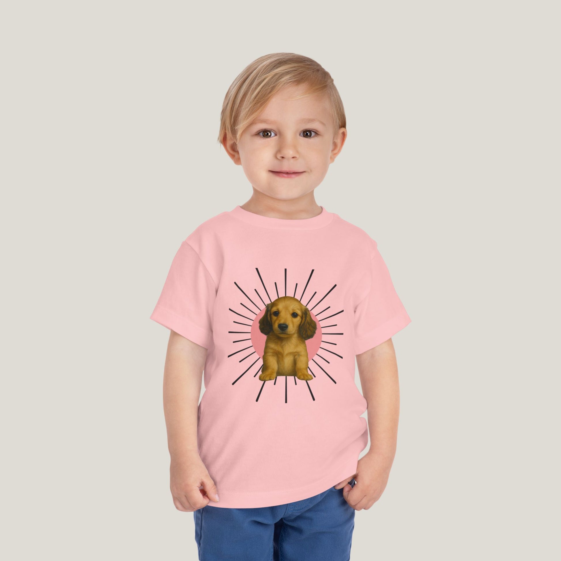 Girl Puppy Toddler Tee