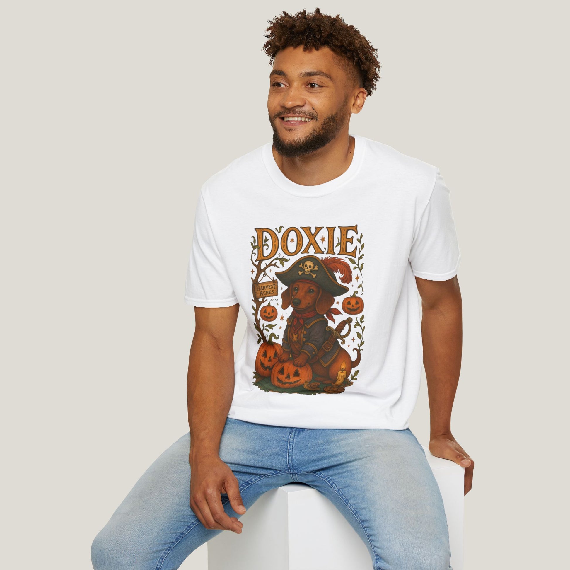 Doxie design Halloween Tee