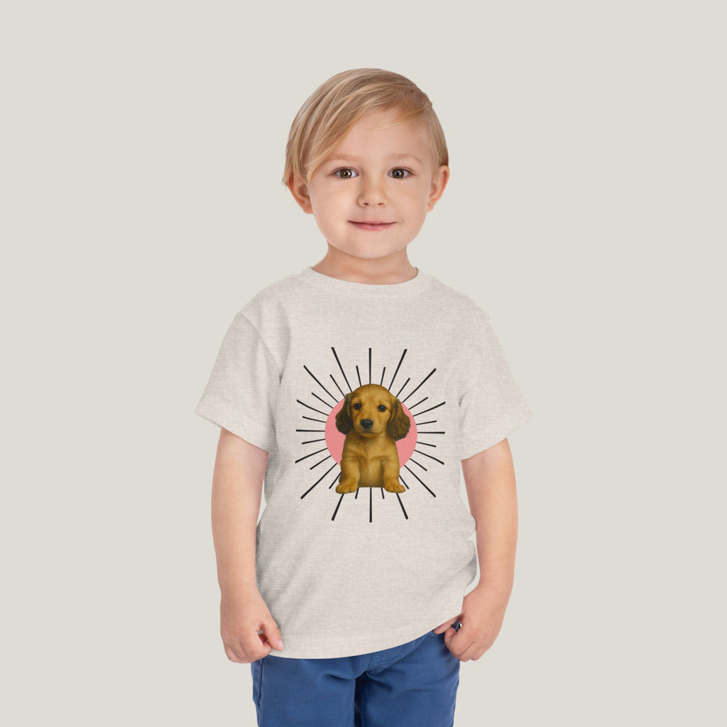 Girl Puppy Toddler Tee