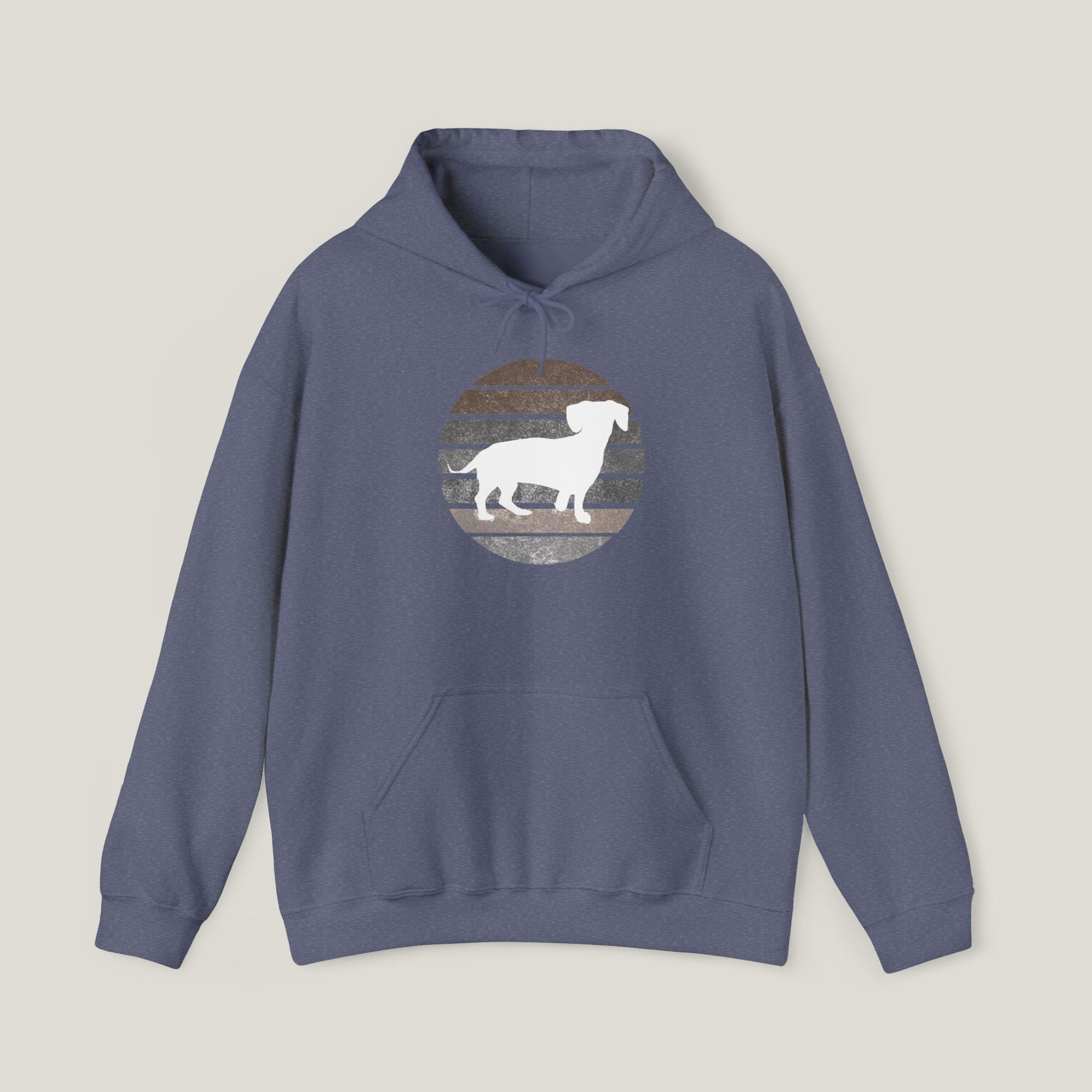 Dachshund Dad Logo Hoodie
