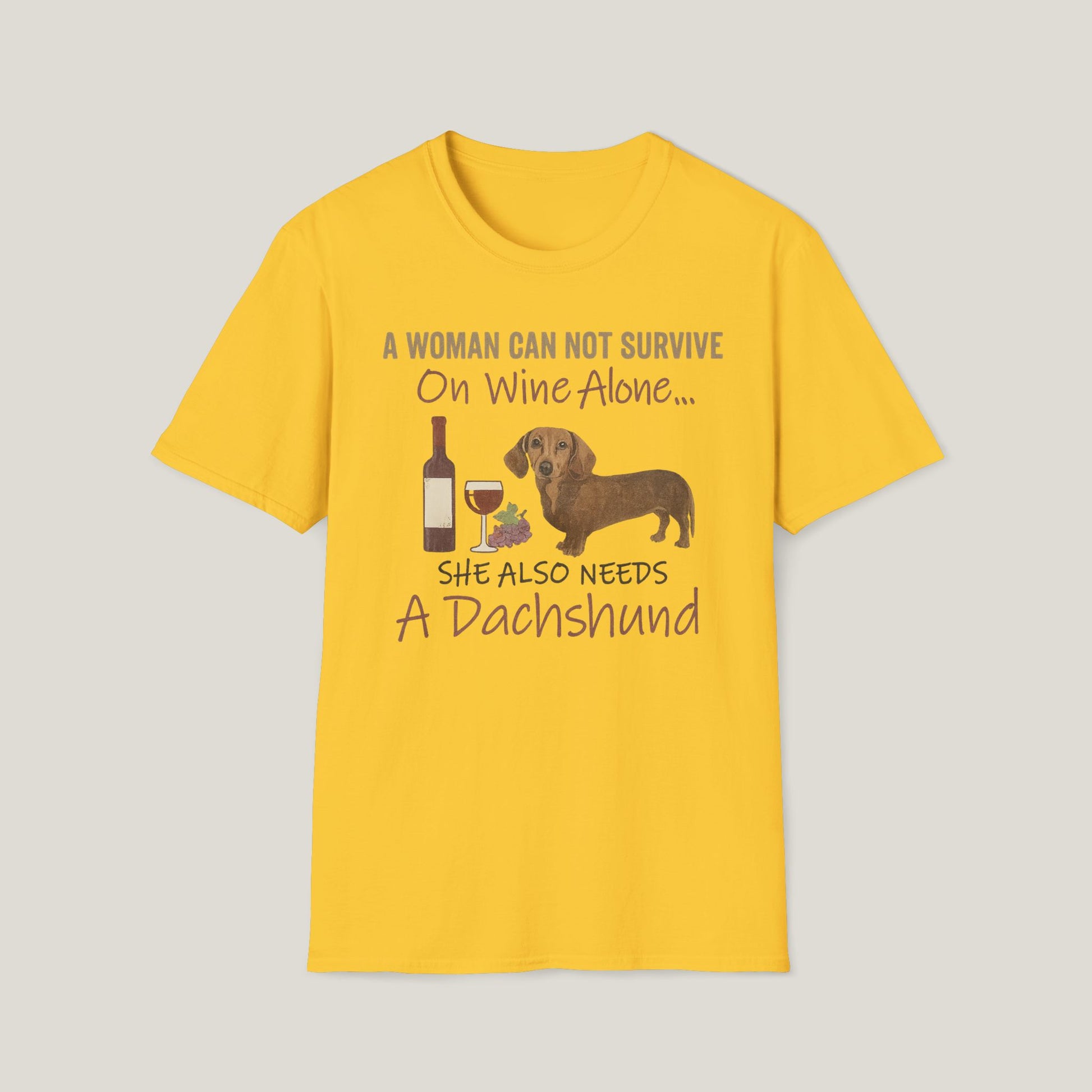Dachshund Wine Lover Tee