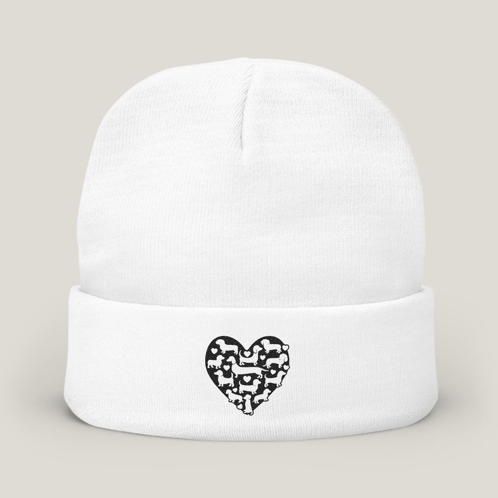Dachshunds Heart Beanie