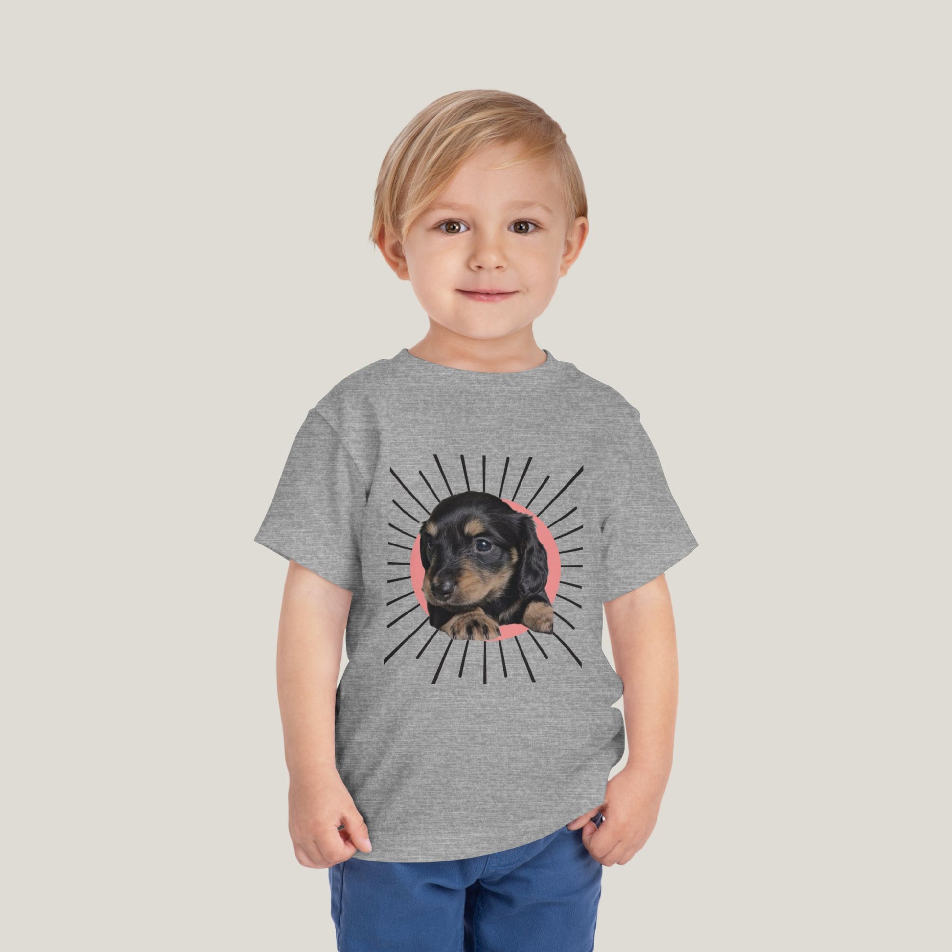 Girl Puppy Toddler Tee