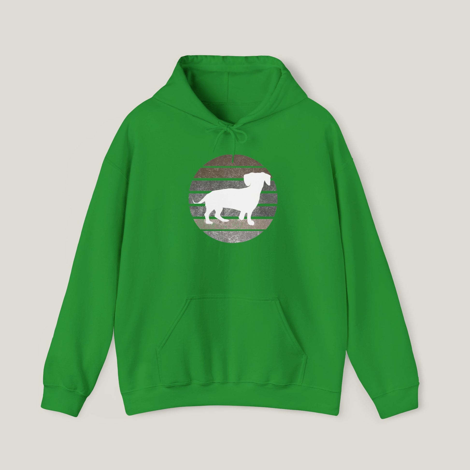 Dachshund Dad Logo Hoodie