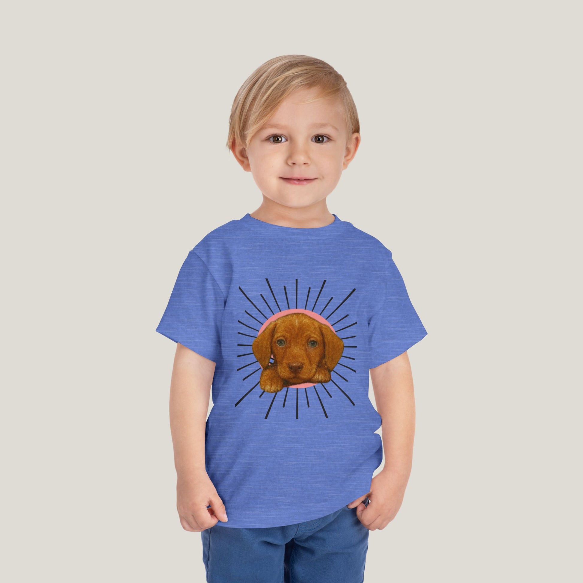 Girl Puppy Toddler Tee