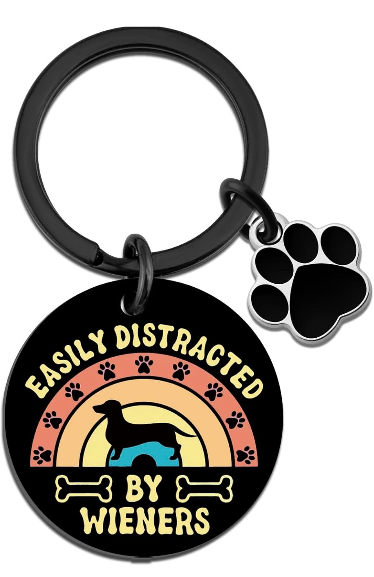 Dachshund Gifts - Cute Dachshunds Keyring for Women Weiner Dog Gifts for Women Funny Dachshund Keychain Dog Mom Gift for Dogs Animal Lovers Birthday Thanksgiving Christmas Gift