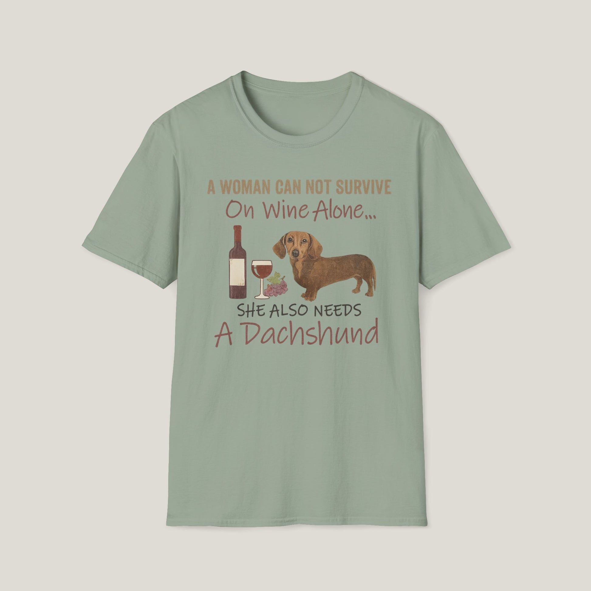 Dachshund Wine Lover Tee