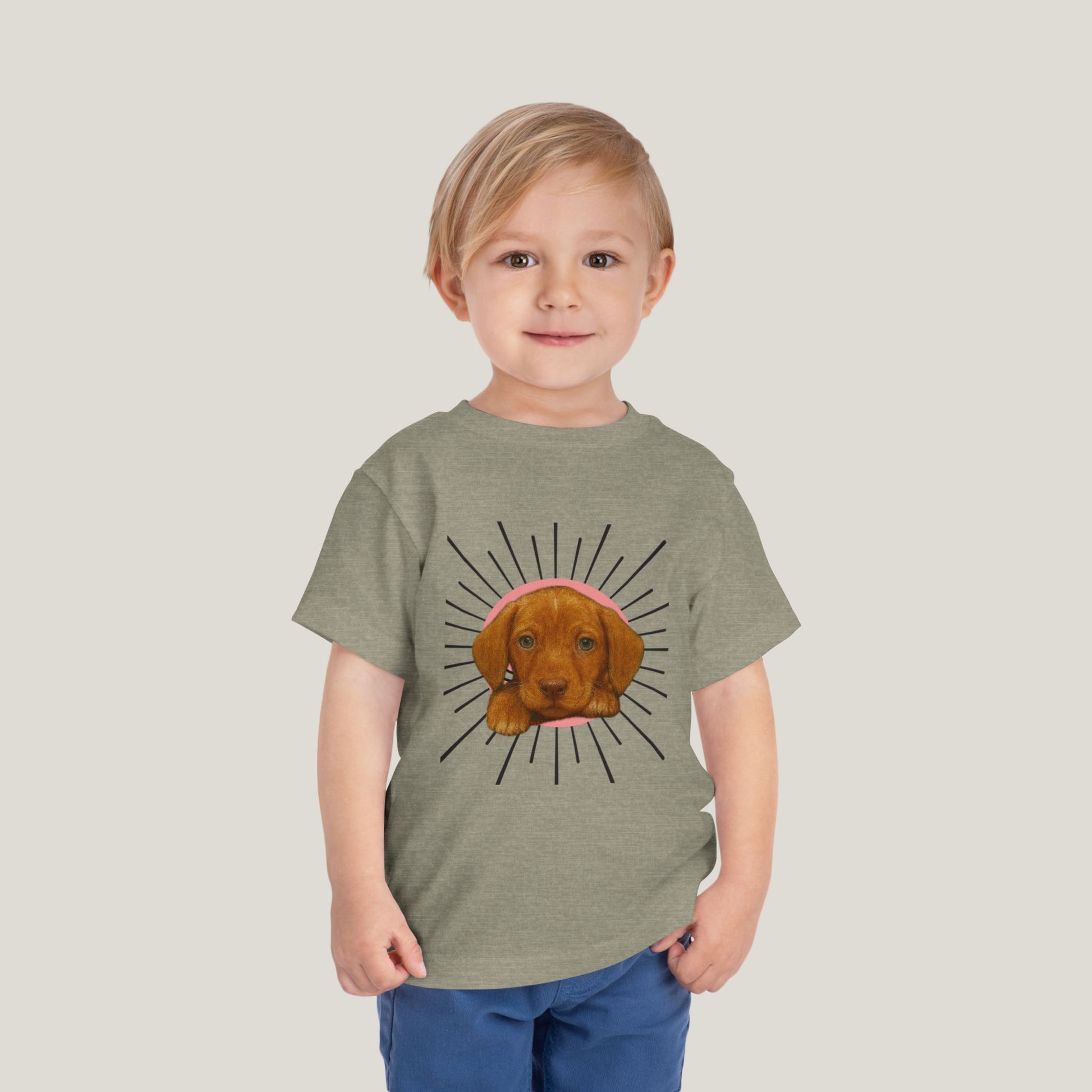 Girl Puppy Toddler Tee