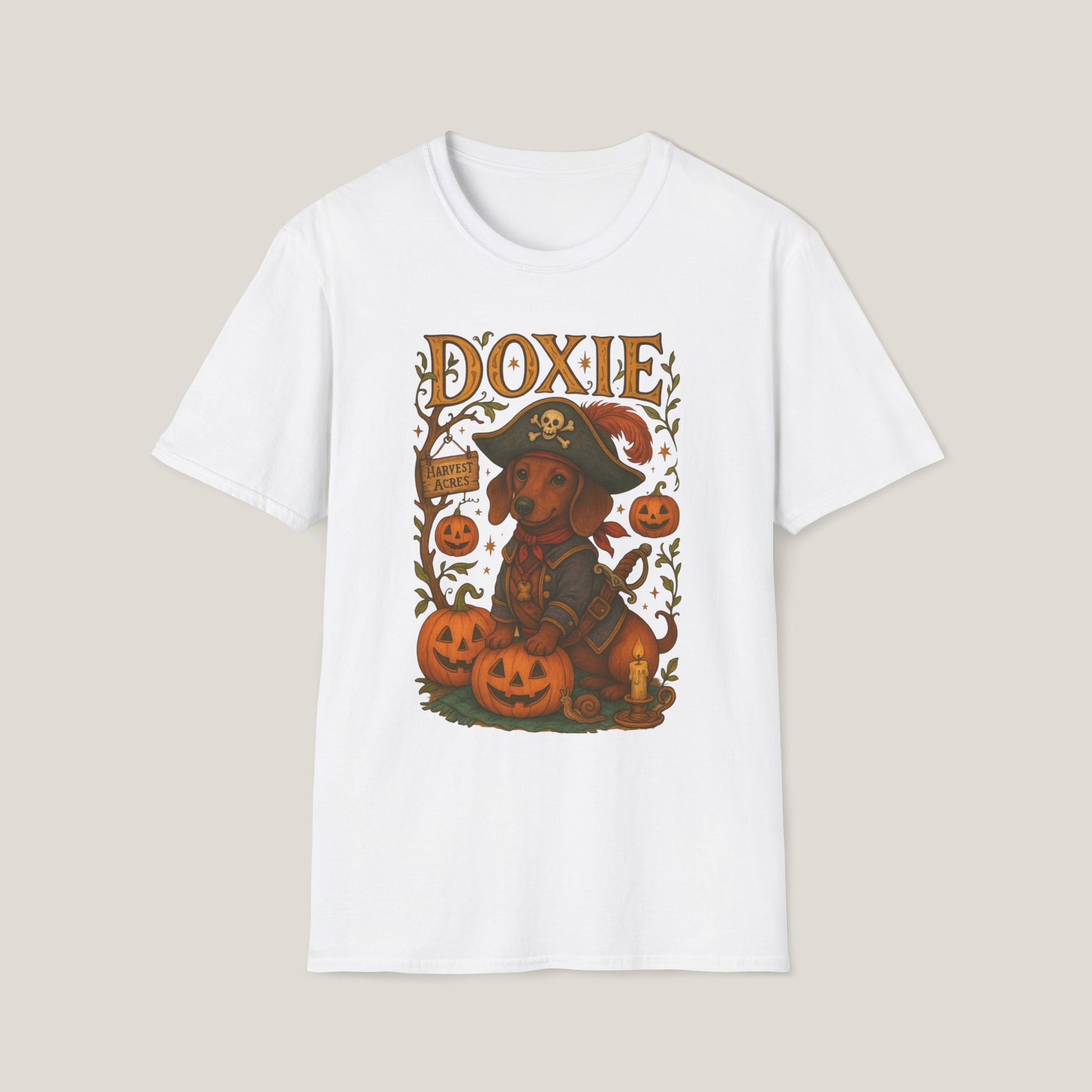 Doxie design Halloween Tee