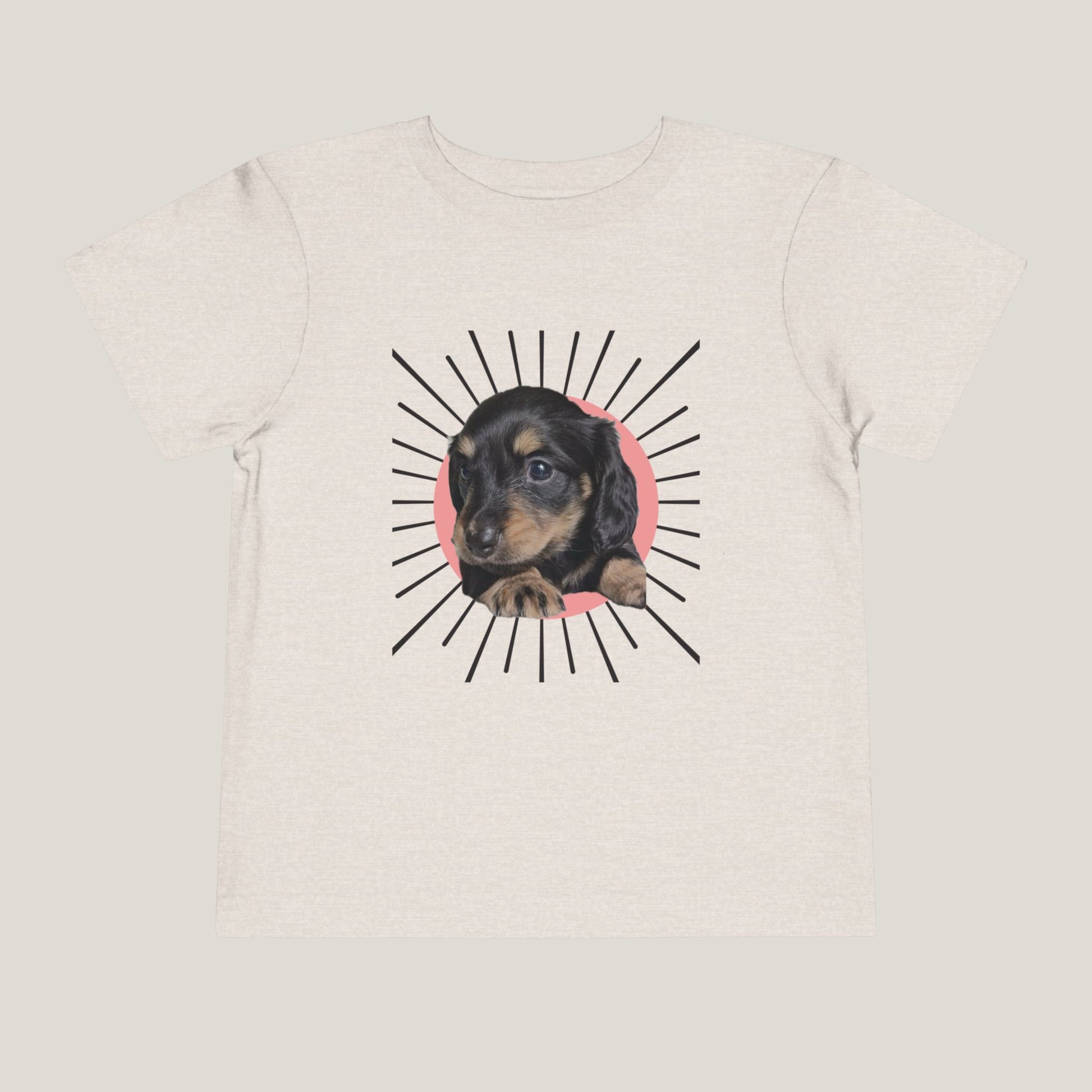 Girl Puppy Toddler Tee