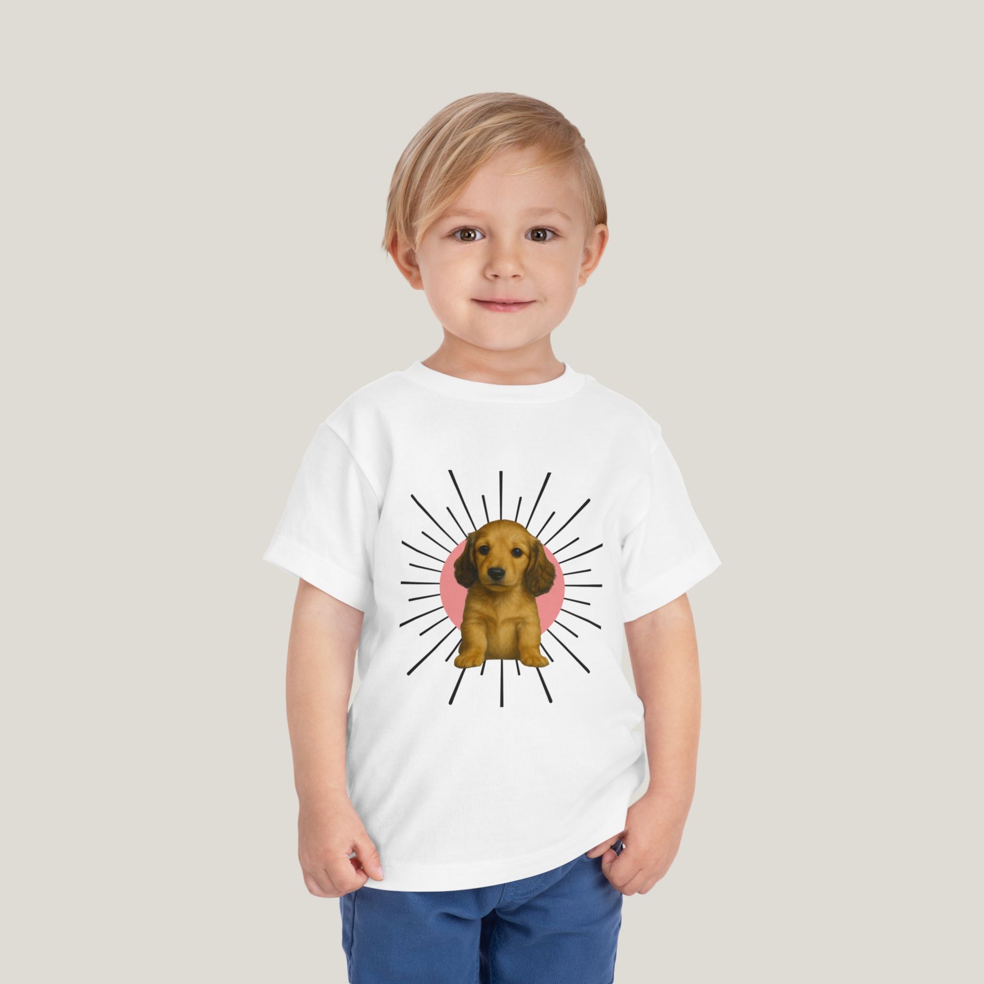 Girl Puppy Toddler Tee