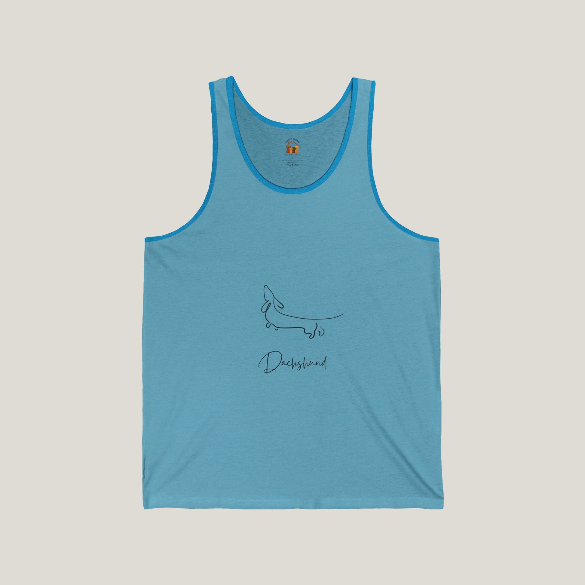 Cursive Dachshund Tank Top