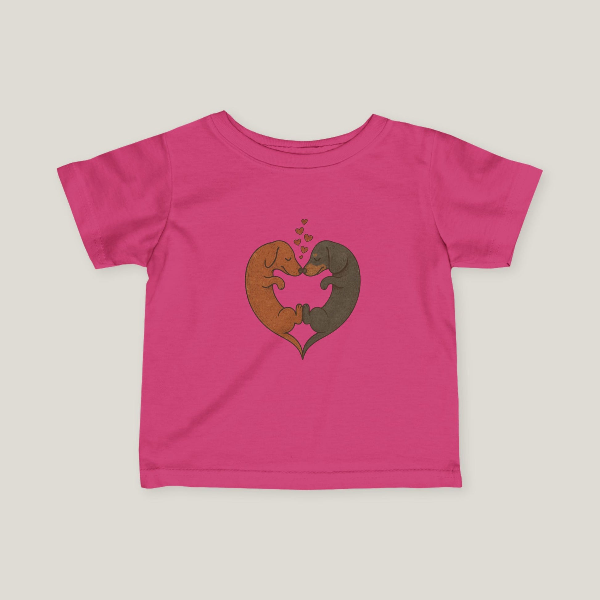 Dachshund Heart Baby/Toddler Tee