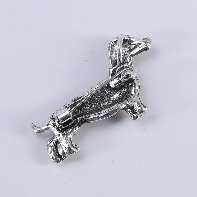 Dachshund Crystal Brooch Pin – Sparkling Wiener Dog Jewelry for Dog Lovers | Gift for Her