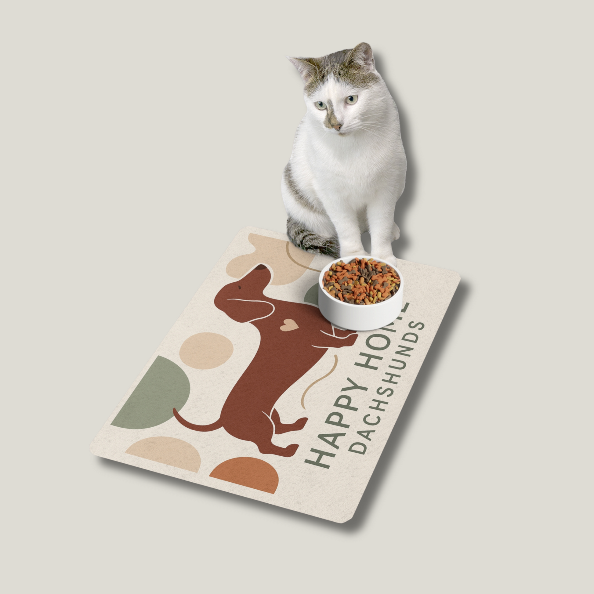 Pet Food Mat for Dachshunds