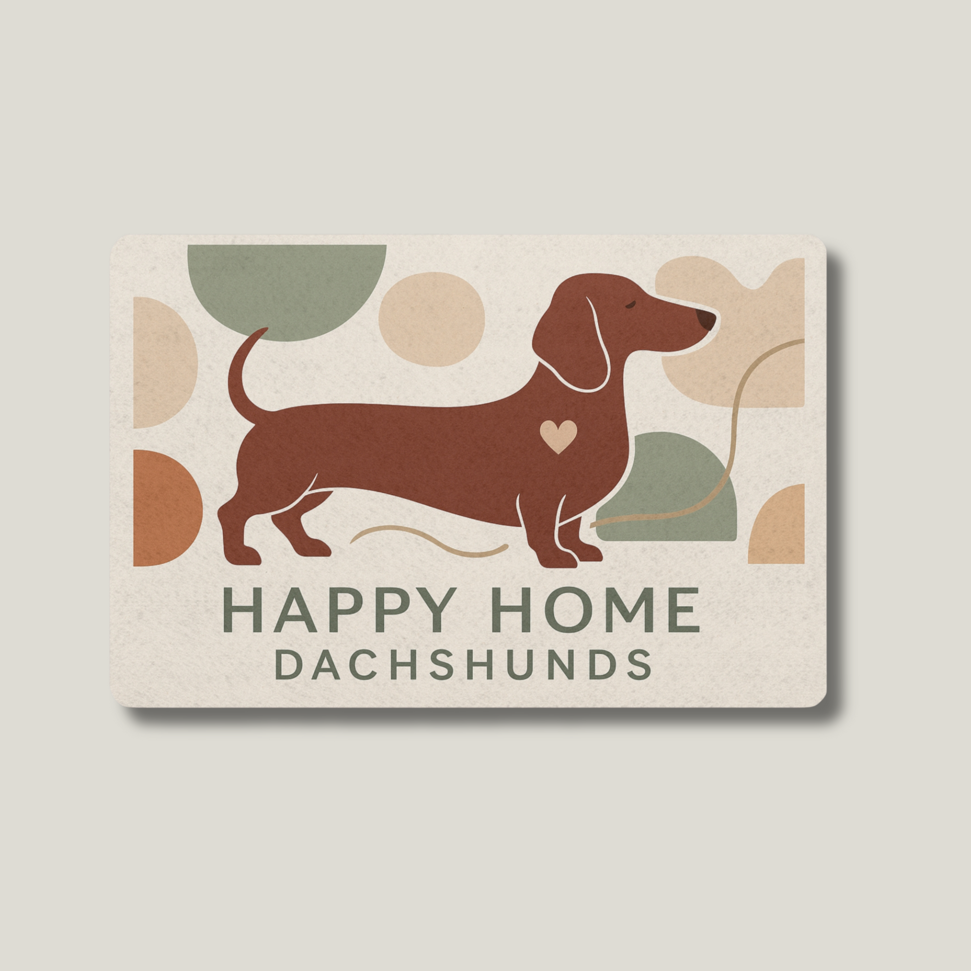 Pet Food Mat for Dachshunds