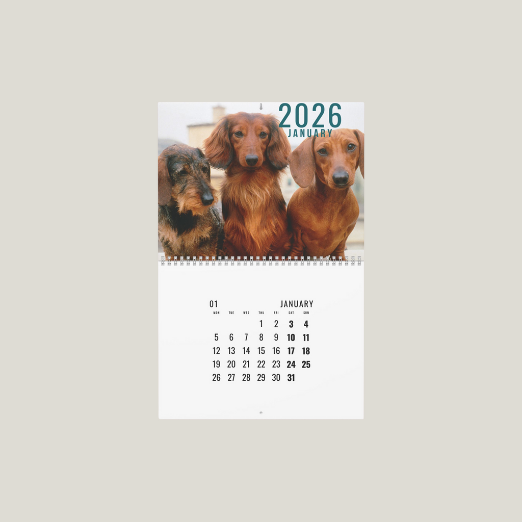 2026 Dachshund Calendar